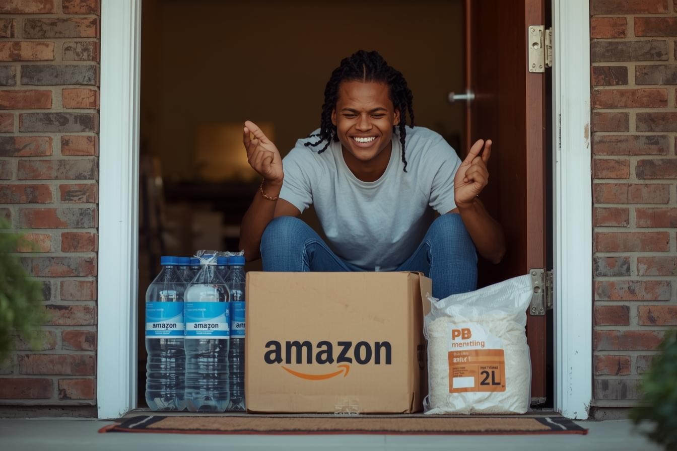 Amazon delivery with heavy items