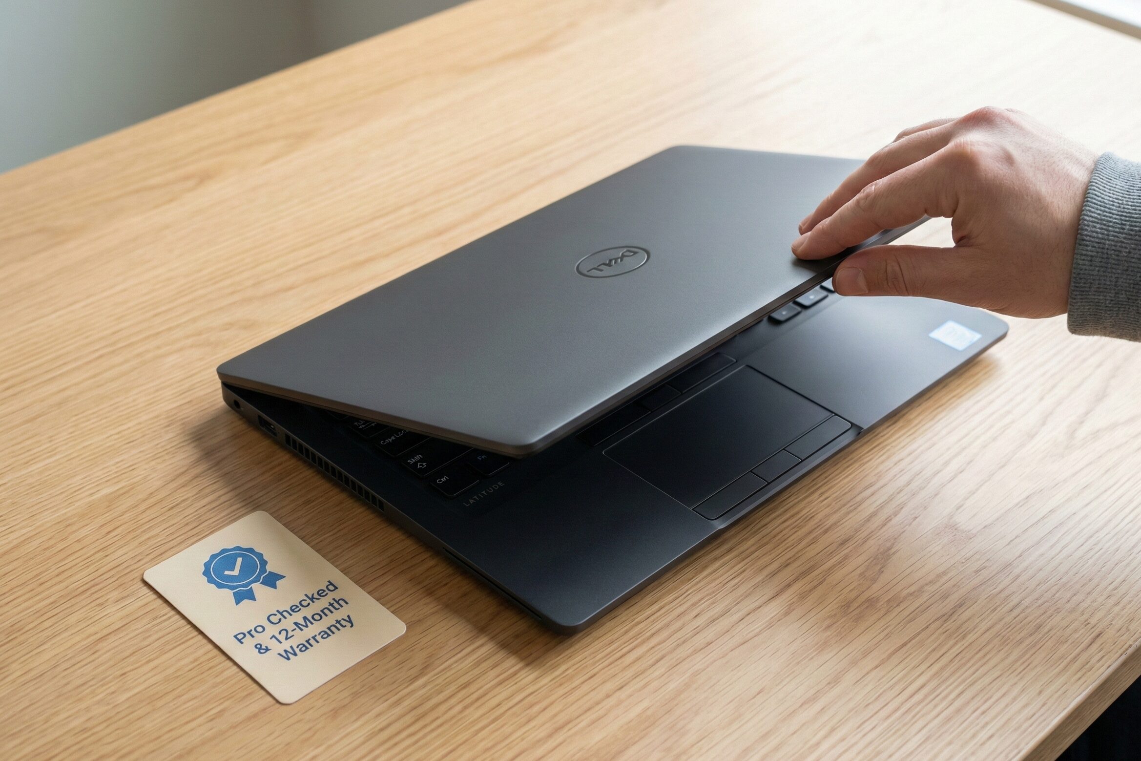 Clean refurbished laptop from Qualit