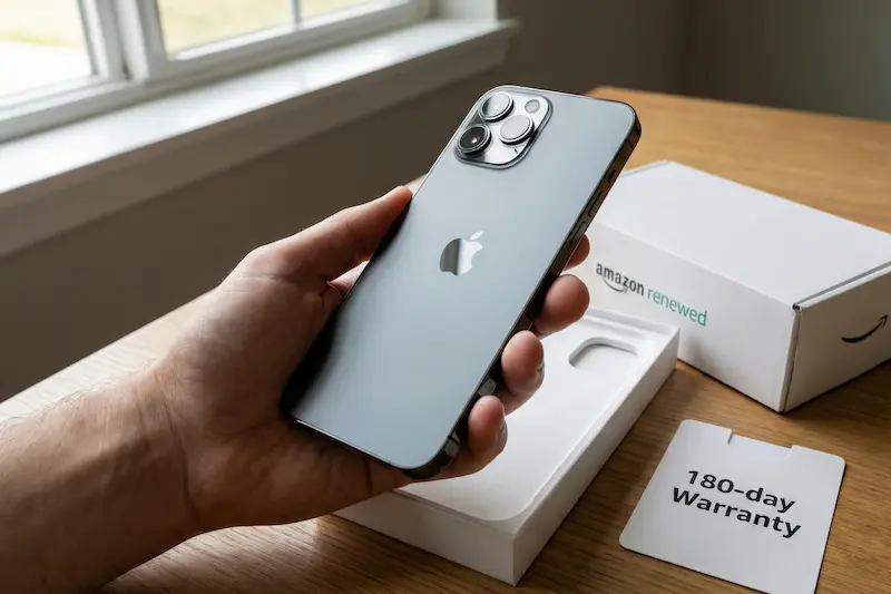 Amazon Renewed iPhone looks like new
