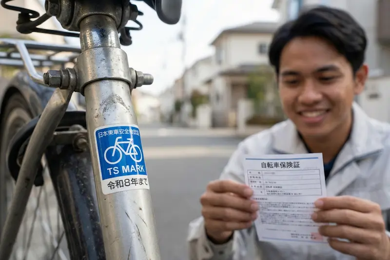 Bicycle insurance concept