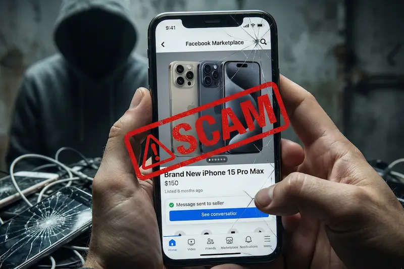 Danger of Facebook Marketplace scam
